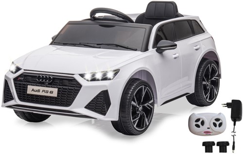Jamara - Ride-on Audi RS 6 white 12V 2,4GHz-3