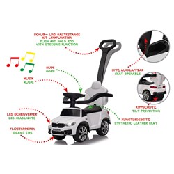 Jamara - Push-Car BMW M5 white 2in1