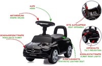 Jamara - Push-Car Mercedes-Benz C-Class black