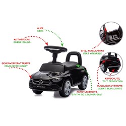 Jamara - Push-Car Mercedes-Benz C-Class black