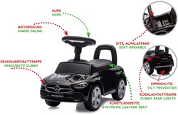 Jamara - Push-Car Mercedes-Benz C-Class black