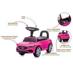 Jamara - Push-Car Mercedes-Benz C-Class pink