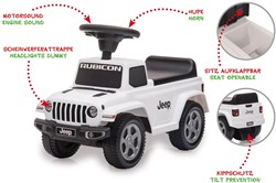 Jamara - Push-Car Jeep® Gladiator white