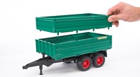 Bruder Dubbelassige kiepwagen met afneembare top-2