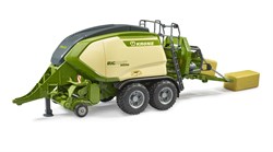 Bruder Krone BigPack 1290HDP VC met 2 hooibalen