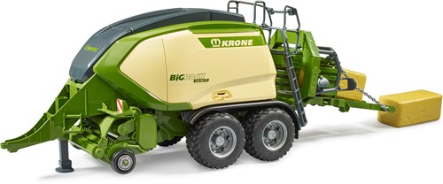 Bruder Krone BigPack 1290HDP VC met 2 hooibalen