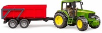 Bruder John Deere tractor 6920 met kiepaanhanger-2
