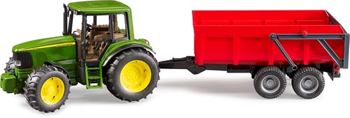 Bruder John Deere tractor 6920 met kiepaanhanger