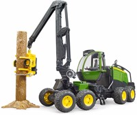 Bruder John Deere Bomenkap 1270 G met boomstam-3