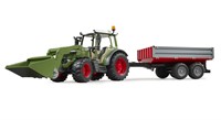 Bruder Fendt tractorVario 211 met voorlader en kipwagen-3