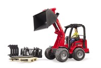 Bruder Schäffer 2034 wiellader met figuur en accessoires-3