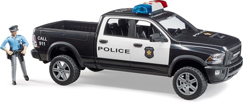 Bruder RAM 2500 Politie Pickup met politieman-2