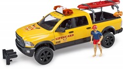 Bruder RAM 2500 Reddingsbrigadeauto met strandwacht