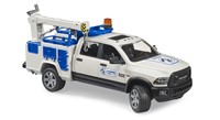 Bruder RAM 2500 servicetruck met zwaailamp-2