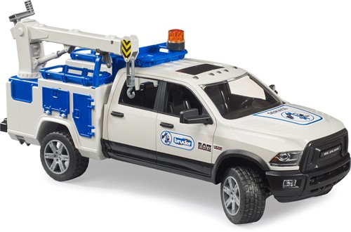 Bruder RAM 2500 servicetruck met zwaailamp-2