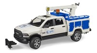 Bruder RAM 2500 servicetruck met zwaailamp