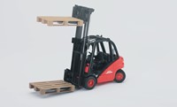 Bruder Linde Heftruck H30D met 2 pallets-2