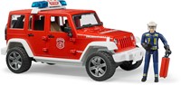 Bruder Jeep Wrangler Unlimited Rubicon brandweerauto met brandweerman-3