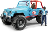 Bruder Jeep cross country racer met rally-rijder-2