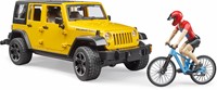 Bruder Jeep Wrangler Rubicon Unlimited met mountainbike(r) *-2
