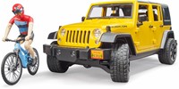 Bruder Jeep Wrangler Rubicon Unlimited met mountainbike(r) *-3
