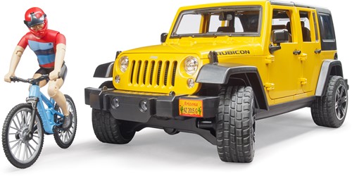 Bruder Jeep Wrangler Rubicon Unlimited met mountainbike(r) *-3