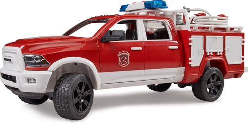 Bruder RAM 2500 brandweerwagen met licht en geluid-3