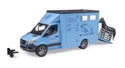 Bruder Mercedes Benz Sprinter dierentransporter met paard