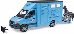 Bruder Mercedes Benz Sprinter dierentransporter met paard