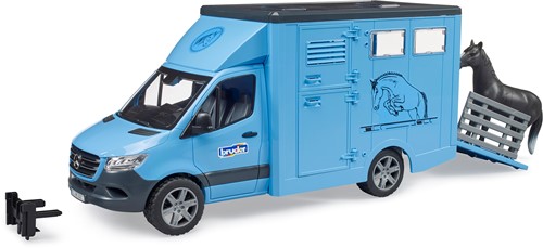 Bruder Mercedes Benz Sprinter dierentransporter met paard