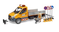 Bruder Mercedes Benz Sprinter gemeentevoertuig met licht, geluid en toebehoren