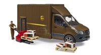 Bruder Mercedes Benz Sprinter UPS met chauffeur en toebehoren-2