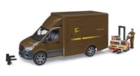Bruder Mercedes Benz Sprinter UPS met chauffeur en toebehoren