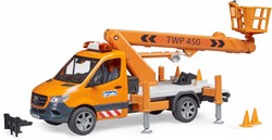 Bruder Mercedes Benz Sprinter met hoogwerker, licht en geluid