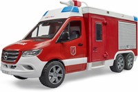 Bruder Mercedes Benz Sprinter brandweerassistentiewagen met licht en geluid-3