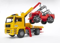 Bruder MAN TGA afsleepwagen met Jeep-2