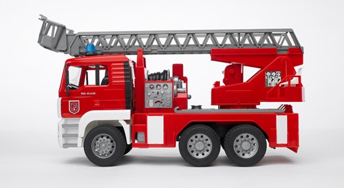 Bruder MAN TGA brandweer ladderwagen met licht en geluid-3