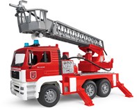 Bruder MAN TGA brandweer ladderwagen met licht en geluid