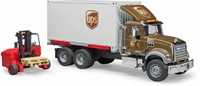 Bruder Mack Granite UPS vrachtwagen met heftruck-2