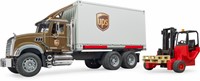 Bruder Mack Granite UPS vrachtwagen met heftruck-3