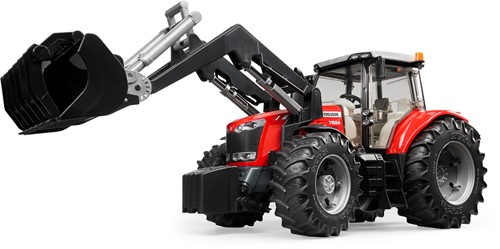 Bruder Massey Ferguson tractor 7624 met voorlader-2