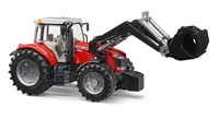 Bruder Massey Ferguson tractor 7624 met voorlader-3