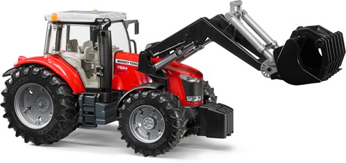 Bruder Massey Ferguson tractor 7624 met voorlader-3