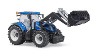 Bruder New Holland tractor T7.315 met voorlader-2