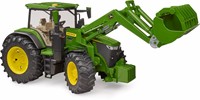 Bruder John Deere tractor 7R 350 met voorlader-2
