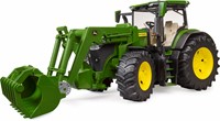 Bruder John Deere tractor 7R 350 met voorlader-3