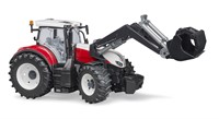 Bruder Steyr tractor 6300 Terrus CVT met voorlader-2