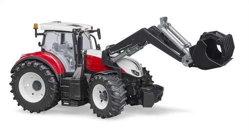 Bruder Steyr tractor 6300 Terrus CVT met voorlader-2