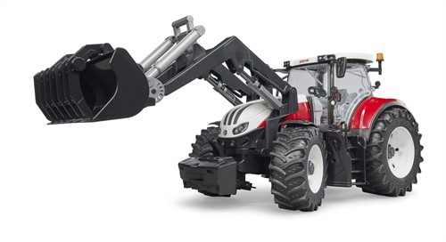 Bruder Steyr tractor 6300 Terrus CVT met voorlader-3