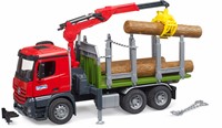 Bruder Mercedes Benz Arocs bomenvrachtwagen met kraan en bomen